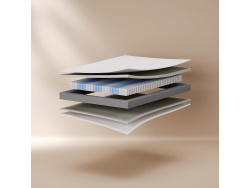 Pocket spring mattress Cloud Smart Comfort  with integrated topper H4 7-zone 140x200