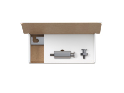 Front assembly set for SMARTBett Murphy bed M (optional)