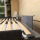 SMARTBett upholstered frame M1 160x200 vertical Anthracite