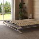 Murphy bed M1 160x200 Vertical White/Kaiserberg Oak Without upholstered frame 160x200cm