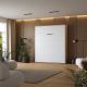 Murphy bed M1 160x200 Vertical Kaiserberg Oak Without upholstered frame 160x200cm