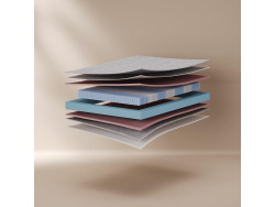 Memory Foam pocket spring mattress 160x200cm SMARTBett Smart catcher H3 7-zones