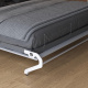 Schrankbett Smartbett M1 160x200 Vertikal Perlgrau