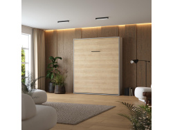 Murphy bed M1 160x200 Vertical Pearl Grau Without...