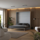 Murphy bed M1 160x200 Vertical Pearl Grau Without upholstered frame 160x200cm