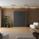 Murphy bed M1 160x200 Vertical Kaiserberg Oak/White with upholstered frame 160x200cm