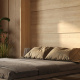 Murphy bed M1 160x200 Vertical Kaiserberg Oak/White Without upholstered frame 160x200cm