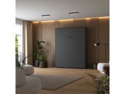 Murphy bed M1 160x200 Vertical Anthracite