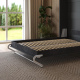 Murphy bed M1 160x200 Vertical Anthracite with upholstered frame