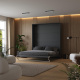 Murphy bed M1 160x200 Vertical Pearl Grau Without upholstered frame 160x200cm