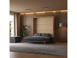 Smartbett Murphy bed with sofa M1 160x200 Vertical Kaiser...