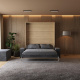 Smartbett Murphy bed with sofa M1 160x200 Vertical Kaiser oak