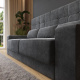 Smartbett Murphy bed with sofa M1 160x200 Vertical Kaiser oak/Anthracite