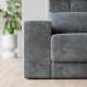 Smartbett Schrankbett mit SOFA M1 160x200 Vertikal Grau