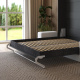 Smartbett Murphy bed with sofa White M1 160x200 Vertical Anthracite