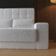 Smartbett Murphy bed with sofa White M1 160x200 Vertical Anthracite
