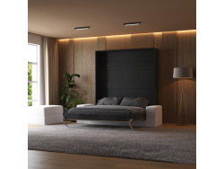 Smartbett Murphy bed with Sofa White M1 160x200 Vertical...