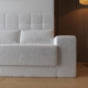 Smartbett Schrankbett mit SOFA Weiss M1 160x200 Vertikal Grau