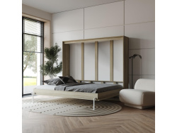 Murphy bed SMARTBett Classic 160x200 Horizontal Oak Sonoma