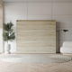 Murphy bed SMARTBett Classic 160x200 Horizontal Oak Sonoma