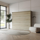 Murphy bed SMARTBett Classic 160x200 Horizontal Oak Sonoma