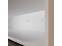 Murphy bed 140x200 horizontal (M2 55cm depth) White/White
