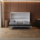 Murphy bed 140x200 horizontal (M2 55cm depth) White/White