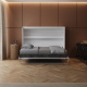 Murphy bed 140x200 horizontal (M2 55cm depth) White/White