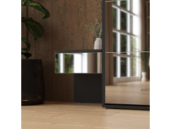 SMARTBett HANGING NIGHTSTAND (40cm depth)  Anthracite / Mirror