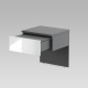 SMARTBett HANGING NIGHTSTAND (40cm depth)  Anthracite / Mirror
