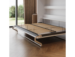 SMARTBett Schrankbett 160x200 Horizontal M2 Tiefe 55cm Weiss