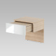 SMARTBett HANGING NIGHTSTAND.( 40cm depth)  Kaiserberg Oak / Mirror