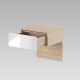 SMARTBett HANGING NIGHTSTAND.( 40cm depth)  Kaiserberg Oak / Mirror