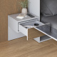 SMARTBett HANGING NIGHTSTAND.( 40cm depth) Pearl Grau / Mirror