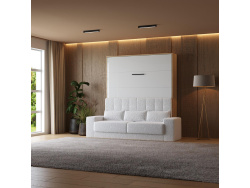 Schrankbett mit Sofa M1 180x200 Vertikal Kaiserberg...