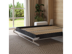 Murphy bed with Sofa M1 180x200 vertical Kaiserberg  Oak/White SOFA  White