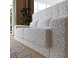 Murphy bed with Sofa M1 180x200 vertical Kaiserberg  Oak/White SOFA  White