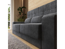 Murphy  bed M1 180x200 vertical  Kaiserberg Oak incl. SOFA Anthracite with Armrests 26cm width