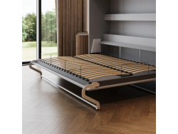 Murphy bed SMARTBett  140x200 Horizontal (M2 55cm depth) Pearl Grey