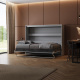Murphy bed SMARTBett  140x200 Horizontal (M2 55cm depth) Pearl Grey