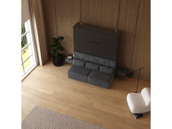 SMARTBett HANGING NIGHTSTAND.( 40cm depth) Anthracite/Anthracite Stoff