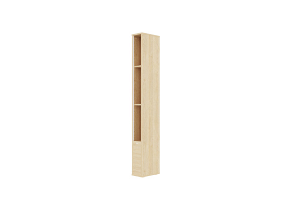 SMARTBett schmales Standregal M1 (Breite 23 cm) LED Beleuchtung