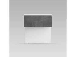SMARTBett HANGING NIGHTSTAND.( 40cm depth) White/Anthracite Stoff