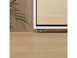 Schrankbett M1 180x200 Vertikal Weiss/Kaiserberg Eiche inkl.SOFA Anthrazit mit Armlehnen 11cm Breite