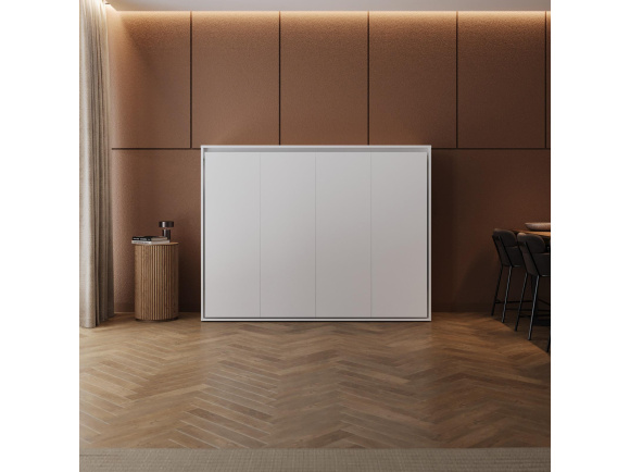 SMARTBett wall bed M2 Horizontal 100x200 with upholstered frame