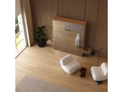 SMARTBett HANGING NIGHTSTAND.( 40cm depth)  Wild oak/Mirror