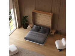SMARTBett HANGING NIGHTSTAND.( 40cm depth)  Wild oak/Mirror