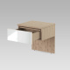 SMARTBett HANGING NIGHTSTAND.( 40cm depth)  Wild oak/Mirror