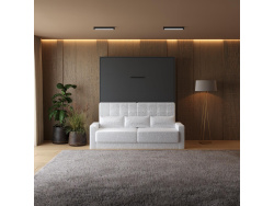 Murphy bed M1 180x200 vertical Anthracite incl. SOFA...