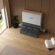 SMARTBett HANGING NIGHTSTAND.( 40cm depth) Pearl grey/Anthracite Fabric.